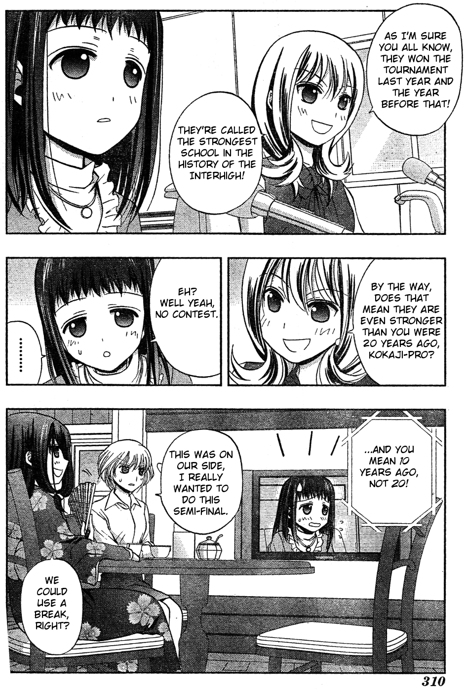 Saki: Achiga-hen episode of side-A Chapter 7 page 50 - Chapter 7: Training