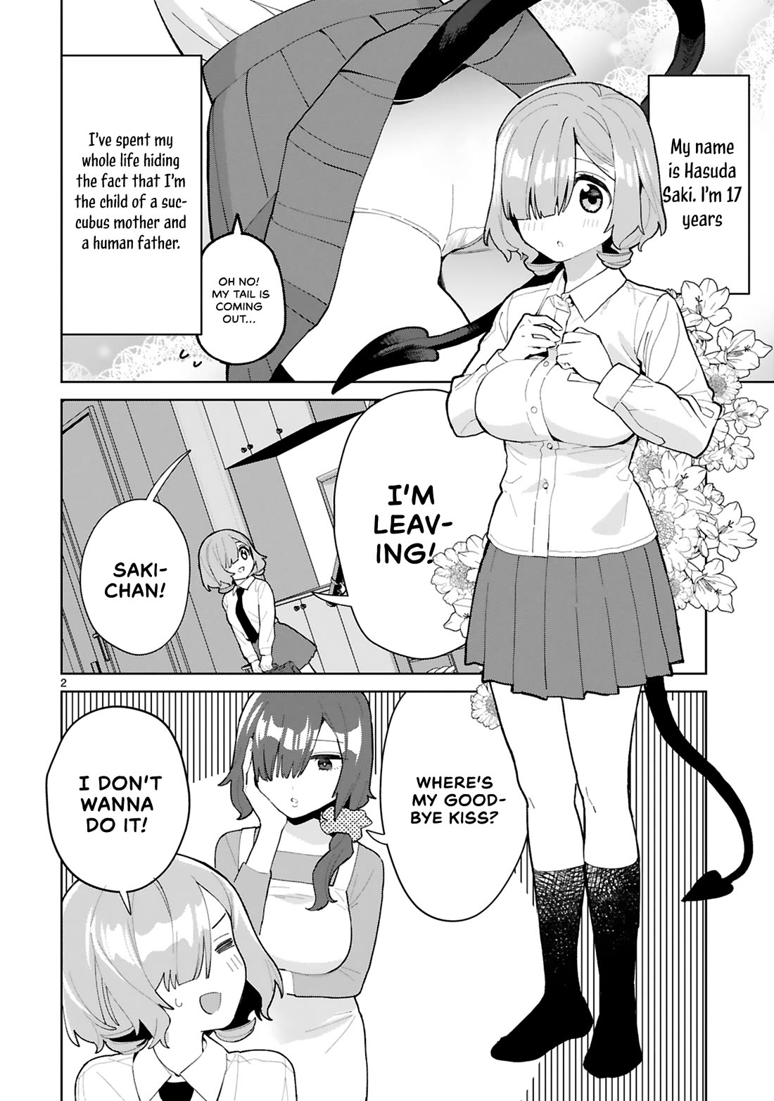 Saki-chan Is a Succubus's Child Chapter 10.5 page 3 - Chapter 10.5: Volume 2 Extra