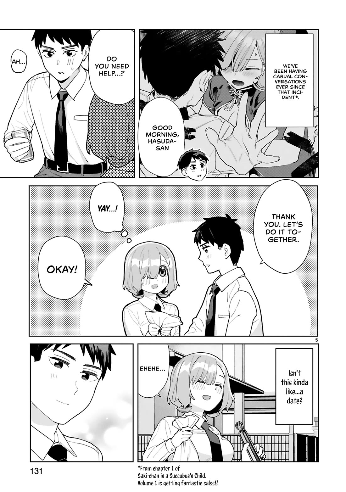 Saki-chan Is a Succubus's Child Chapter 10.5 page 6 - Chapter 10.5: Volume 2 Extra