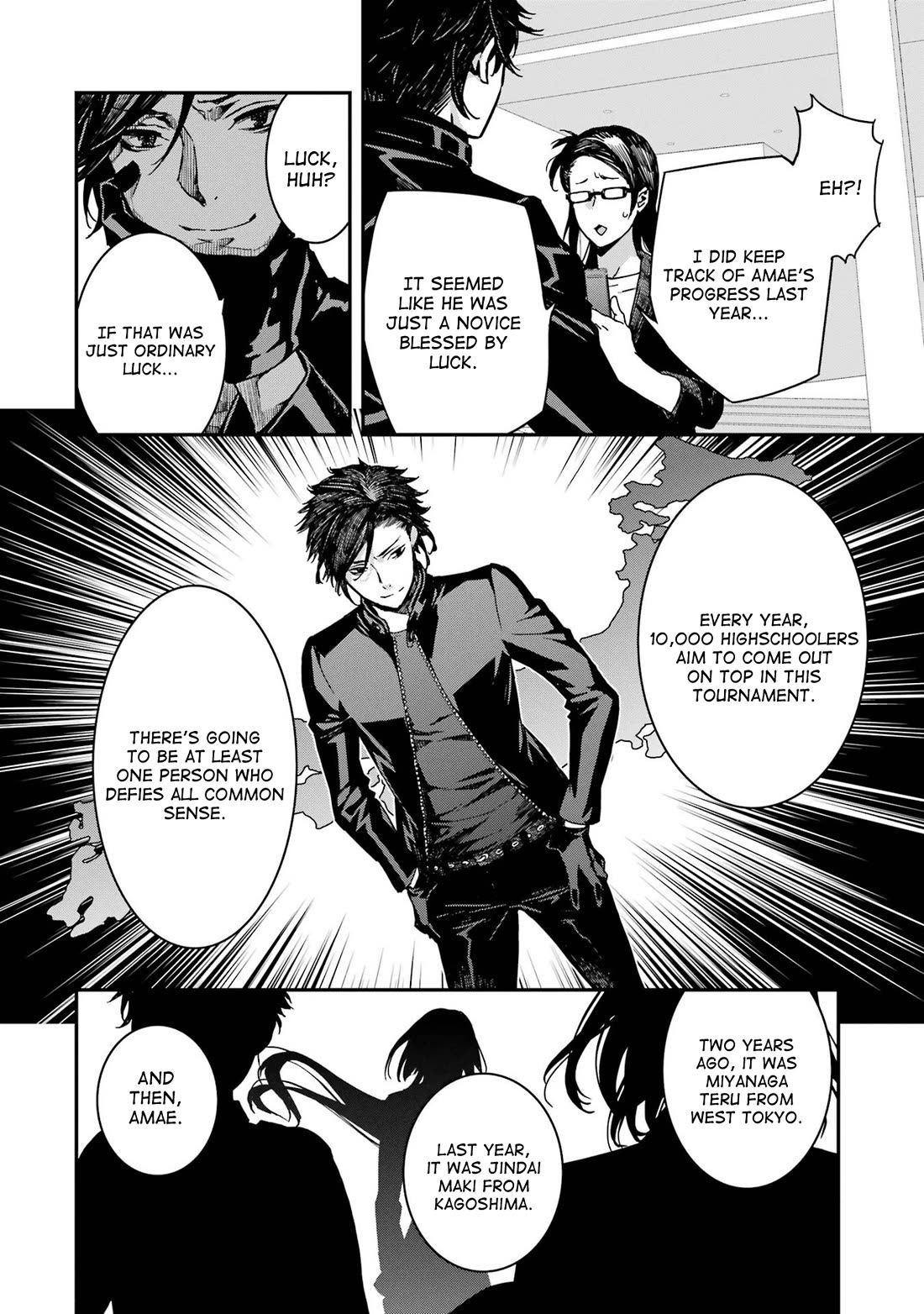 Saki re: King's Tile Draw Chapter 10 page 12 - Chapter 10: Opening/Enemy Encounter