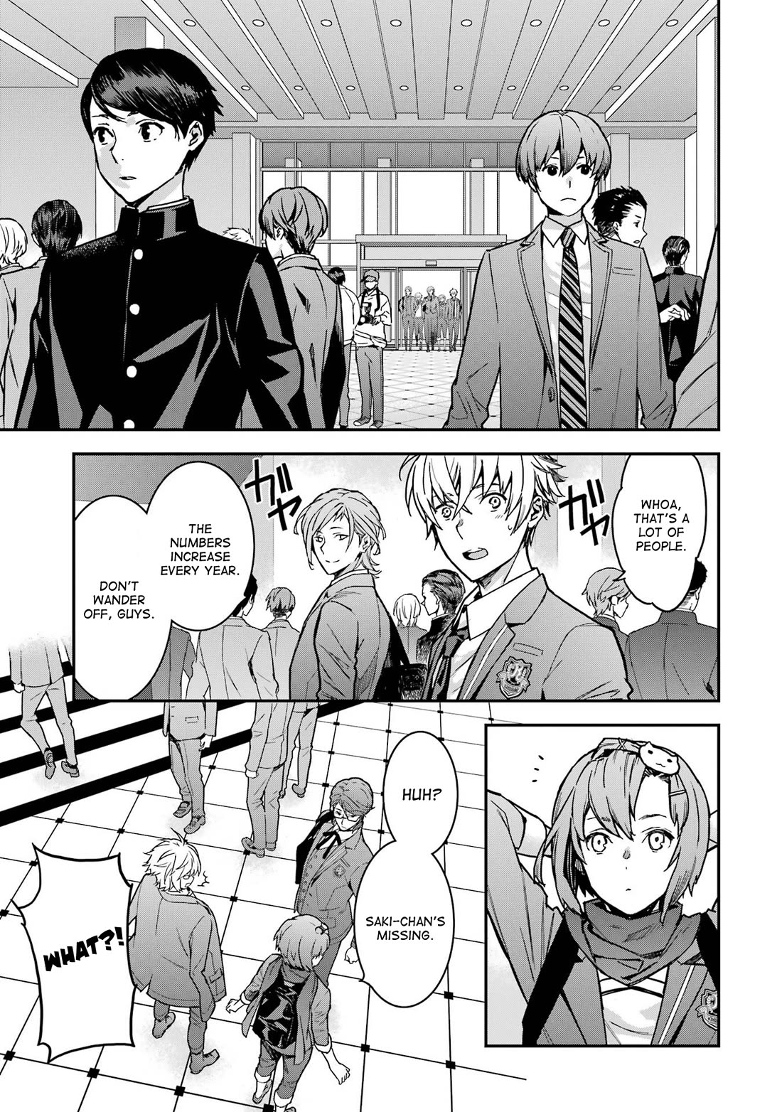Saki re: King's Tile Draw Chapter 10 page 3 - Chapter 10: Opening/Enemy Encounter