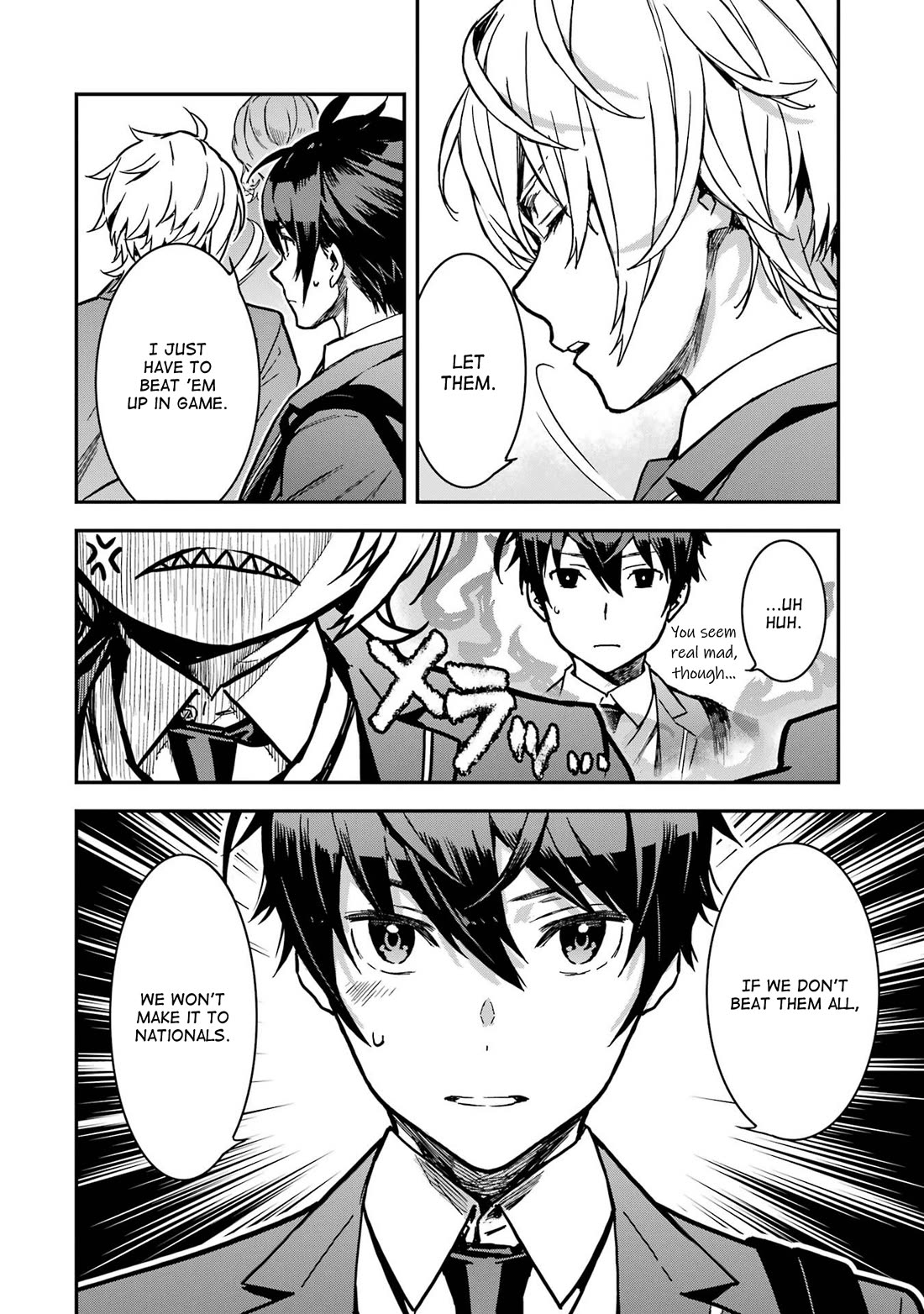 Saki re: King's Tile Draw Chapter 11 page 10 - Chapter 11: First Battle/Splitting Bamboo