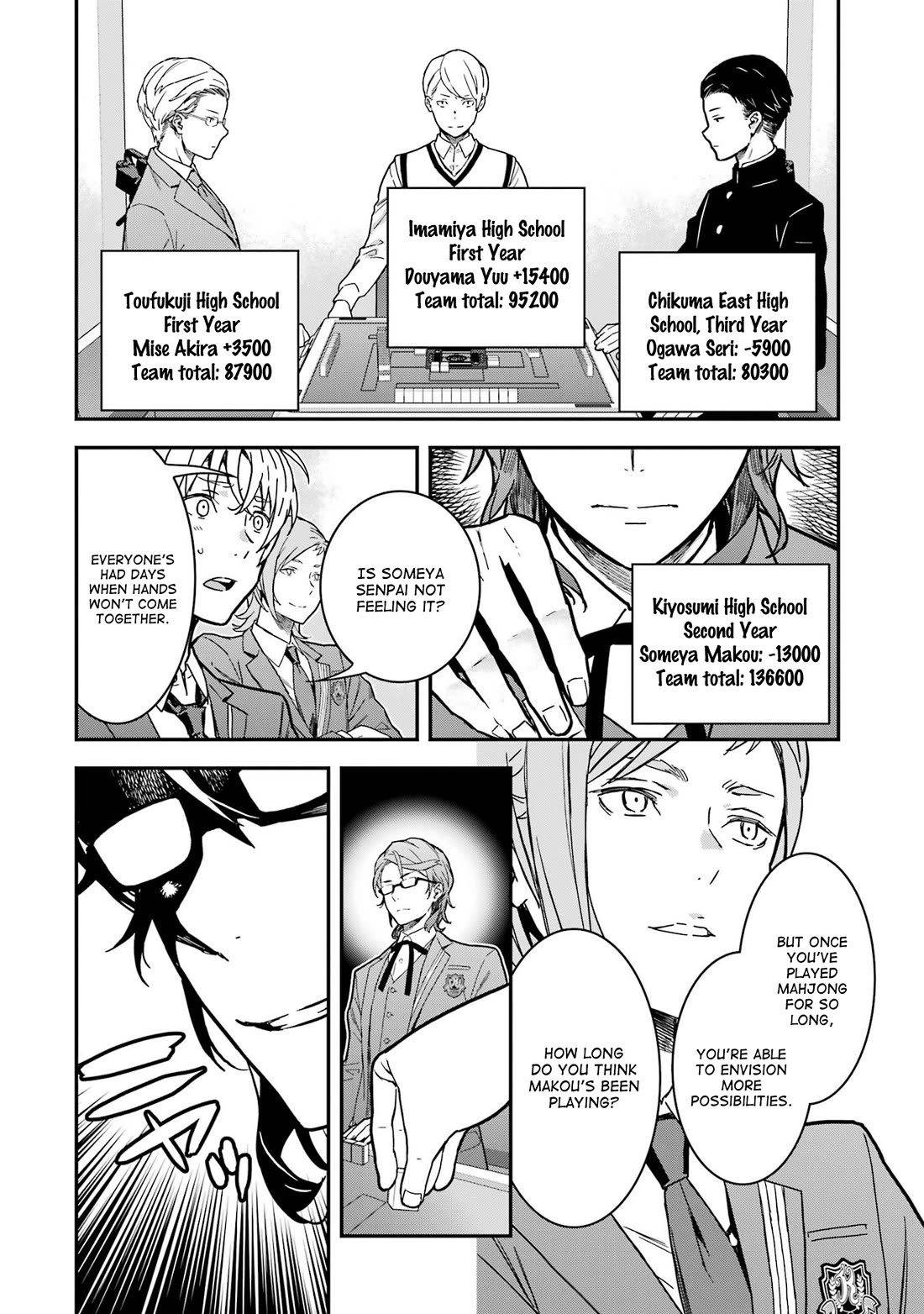Saki re: King's Tile Draw Chapter 11 page 22 - Chapter 11: First Battle/Splitting Bamboo