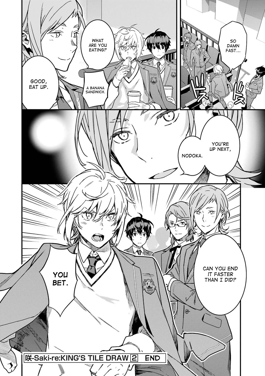 Saki re: King's Tile Draw Chapter 11 page 32 - Chapter 11: First Battle/Splitting Bamboo