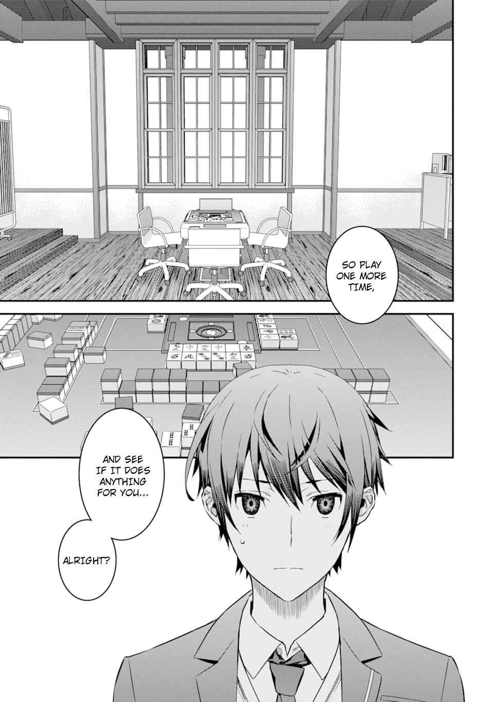 Saki re: King's Tile Draw Chapter 2 page 13 - Chapter 2: Rematch/Tenacity