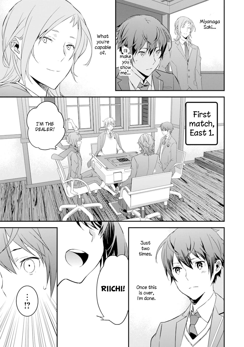 Saki re: King's Tile Draw Chapter 2 page 19 - Chapter 2: Rematch/Tenacity
