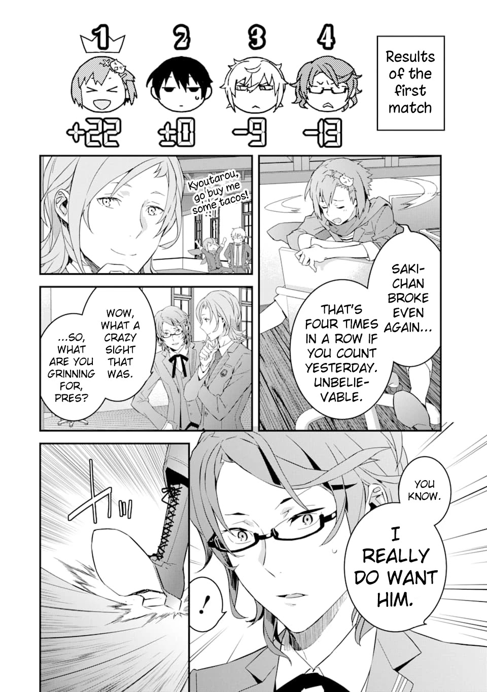 Saki re: King's Tile Draw Chapter 2 page 39 - Chapter 2: Rematch/Tenacity