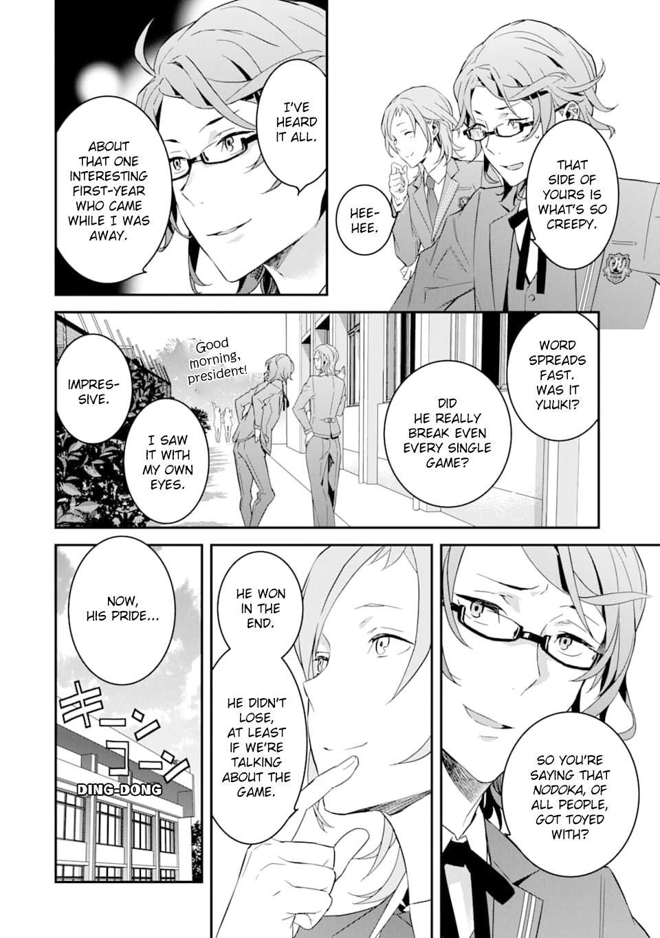 Saki re: King's Tile Draw Chapter 2 page 6 - Chapter 2: Rematch/Tenacity