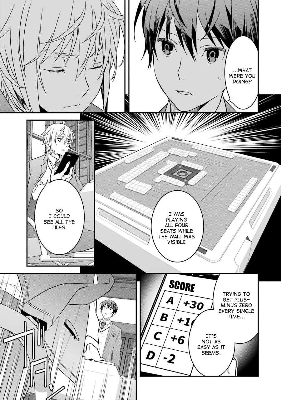 Saki re: King's Tile Draw Chapter 4 page 15 - Chapter 4: Confrontation/Pride
