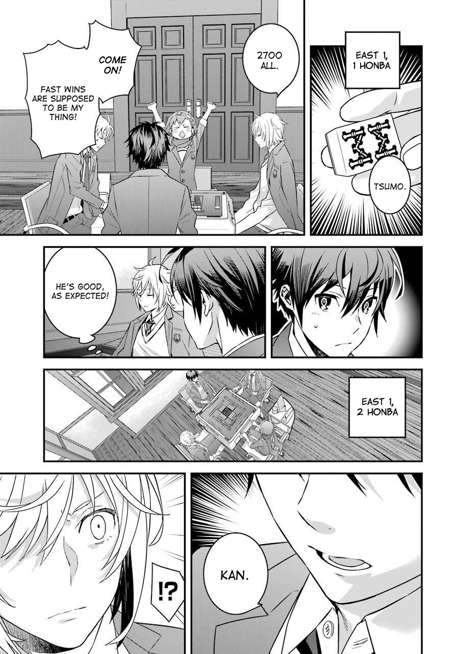 Saki re: King's Tile Draw Chapter 4 page 19 - Chapter 4: Confrontation/Pride