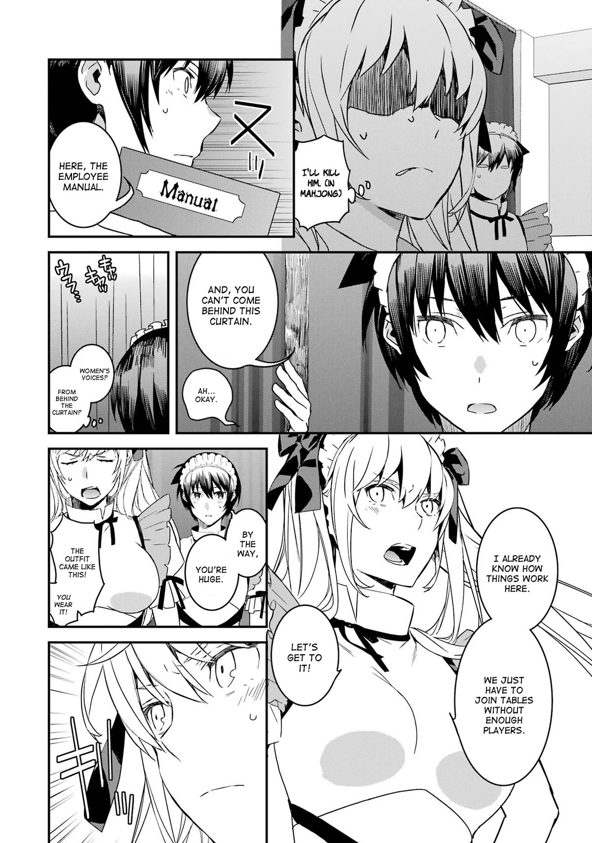 Saki re: King's Tile Draw Chapter 7 page 10 - Chapter 7: Mahjong Parlor/Toyed With