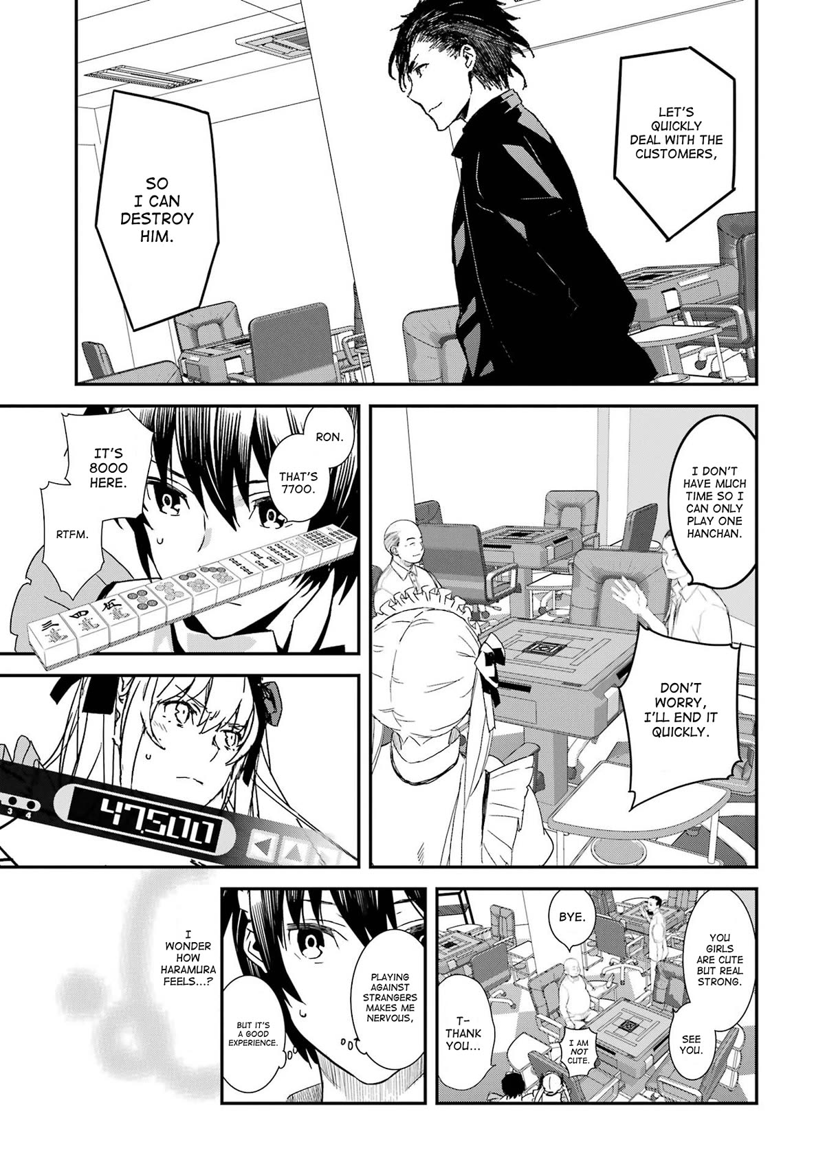 Saki re: King's Tile Draw Chapter 7 page 11 - Chapter 7: Mahjong Parlor/Toyed With