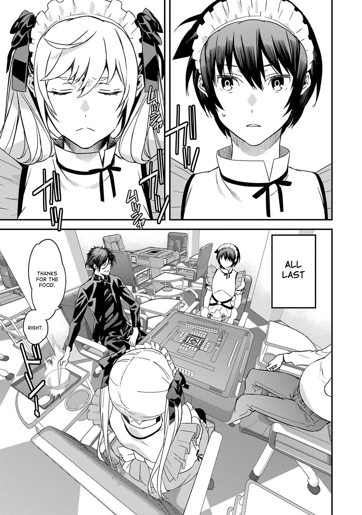 Saki re: King's Tile Draw Chapter 7 page 13 - Chapter 7: Mahjong Parlor/Toyed With