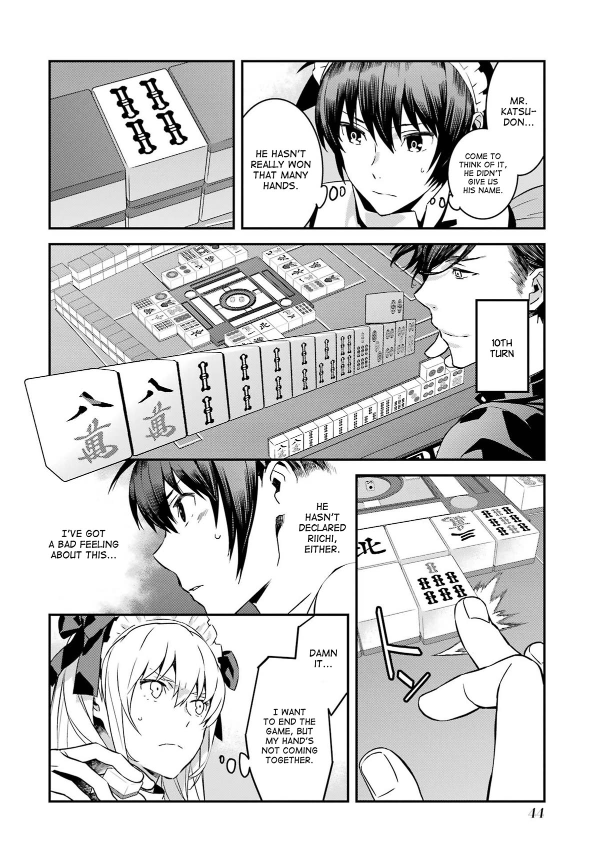 Saki re: King's Tile Draw Chapter 7 page 14 - Chapter 7: Mahjong Parlor/Toyed With
