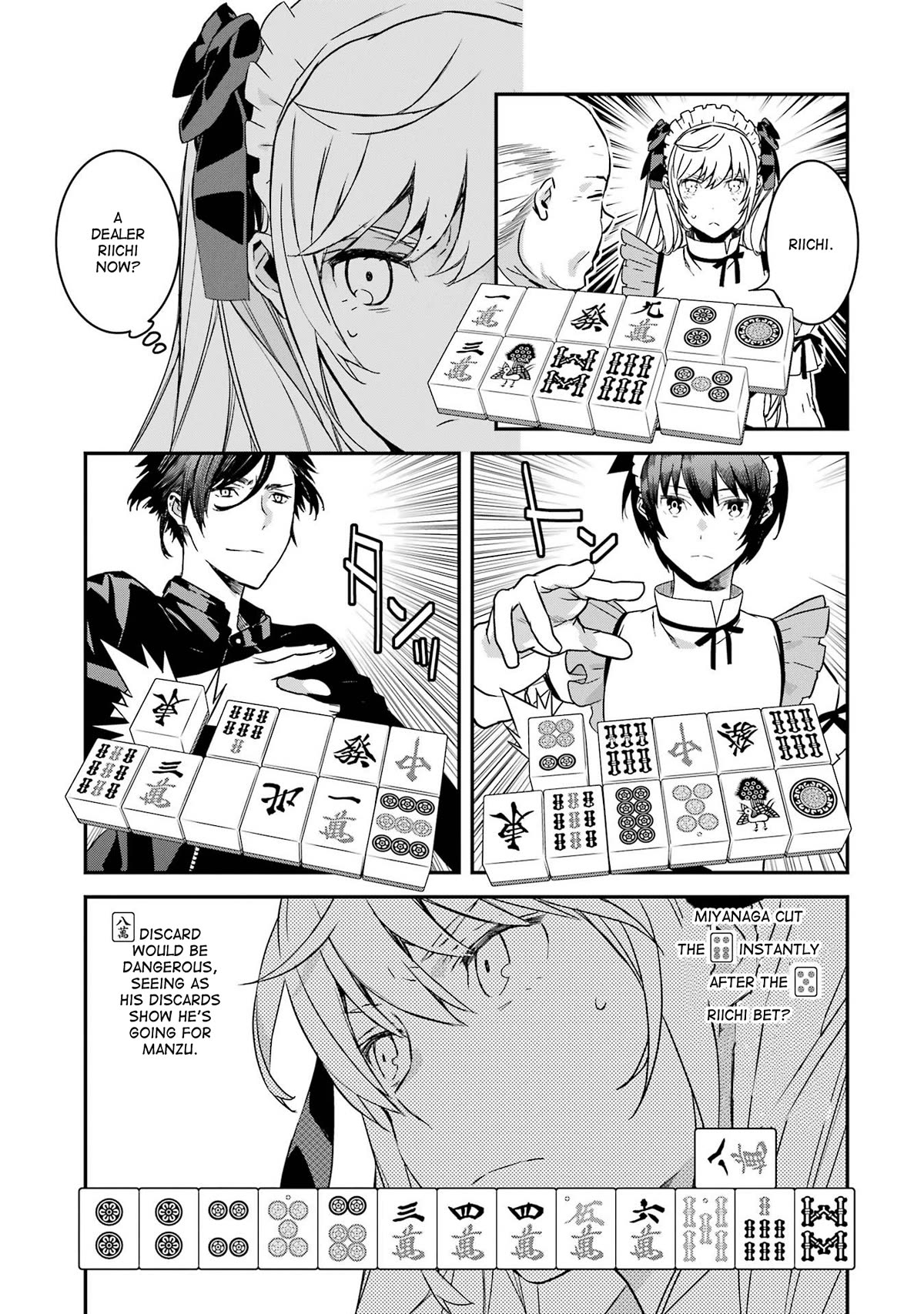 Saki re: King's Tile Draw Chapter 7 page 15 - Chapter 7: Mahjong Parlor/Toyed With