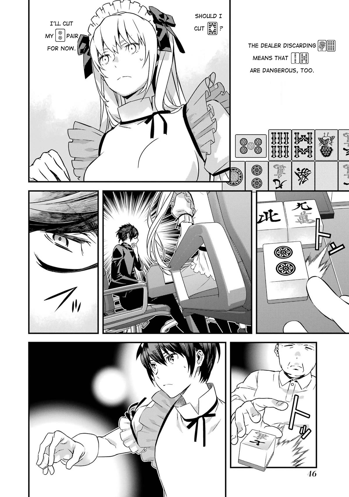 Saki re: King's Tile Draw Chapter 7 page 16 - Chapter 7: Mahjong Parlor/Toyed With