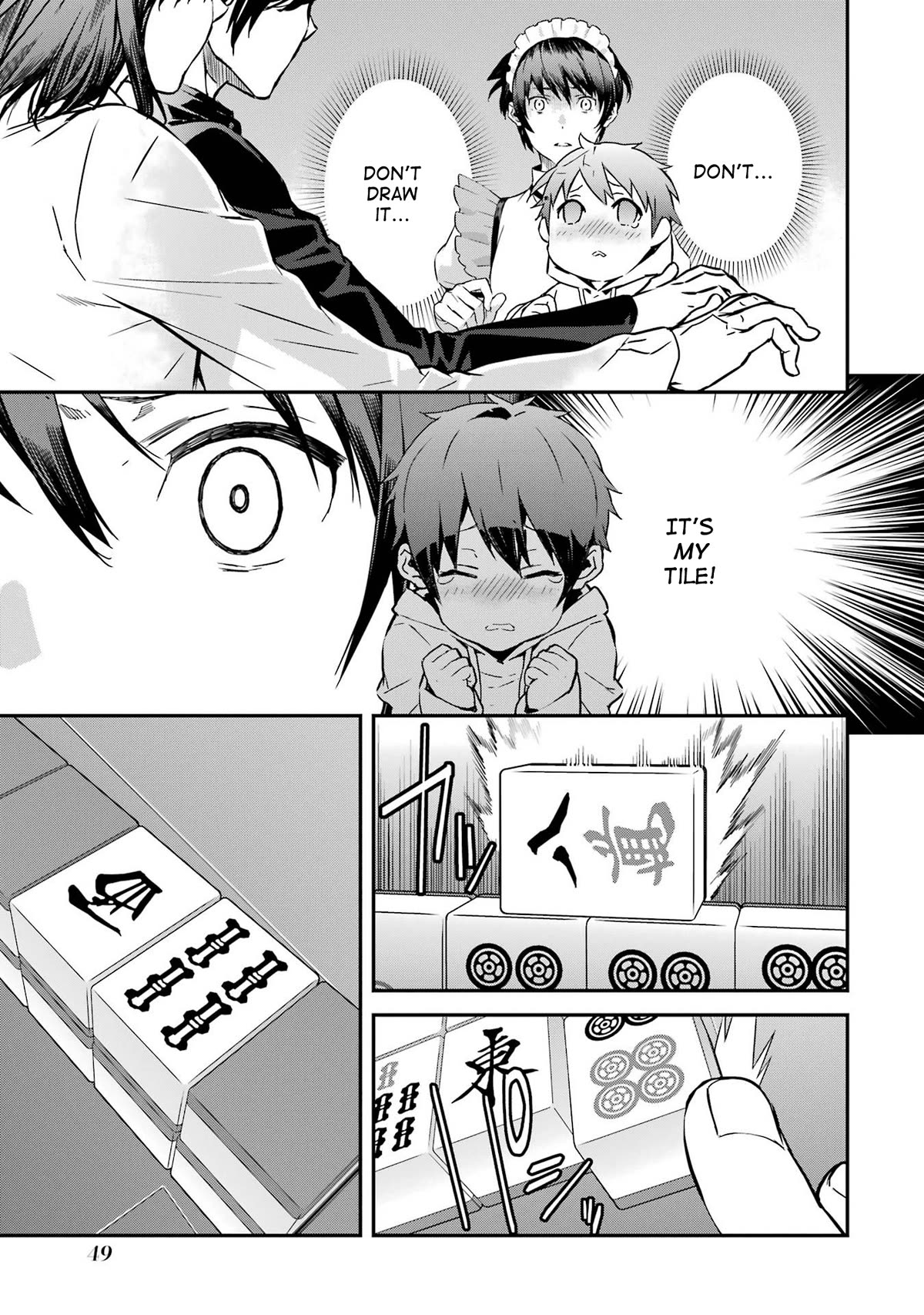 Saki re: King's Tile Draw Chapter 7 page 19 - Chapter 7: Mahjong Parlor/Toyed With