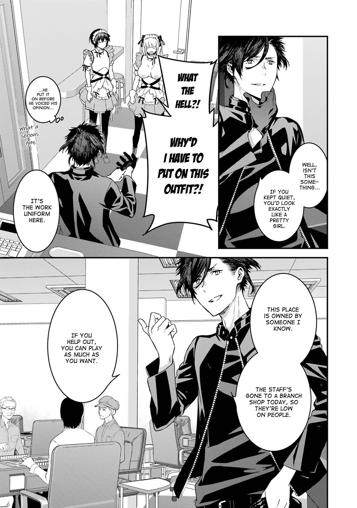 Saki re: King's Tile Draw Chapter 7 page 7 - Chapter 7: Mahjong Parlor/Toyed With