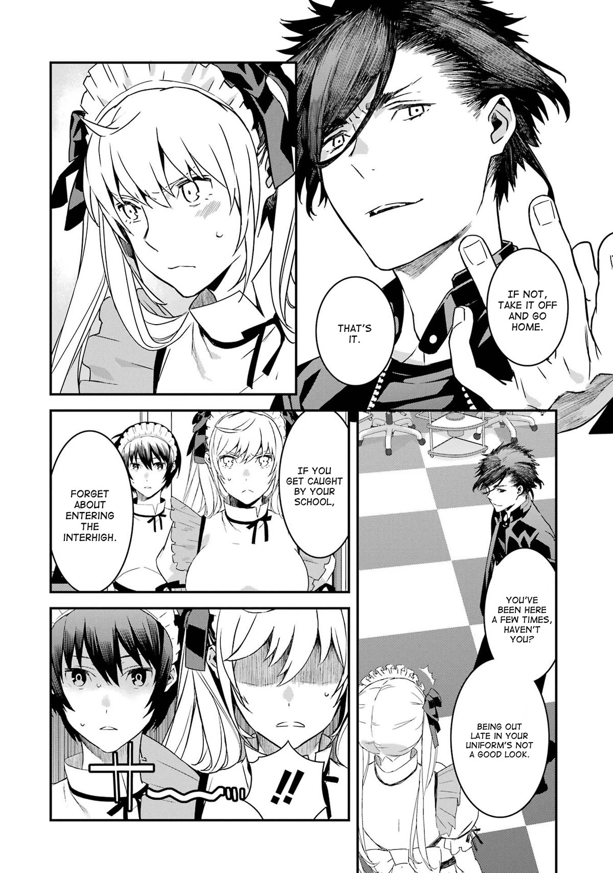 Saki re: King's Tile Draw Chapter 7 page 8 - Chapter 7: Mahjong Parlor/Toyed With