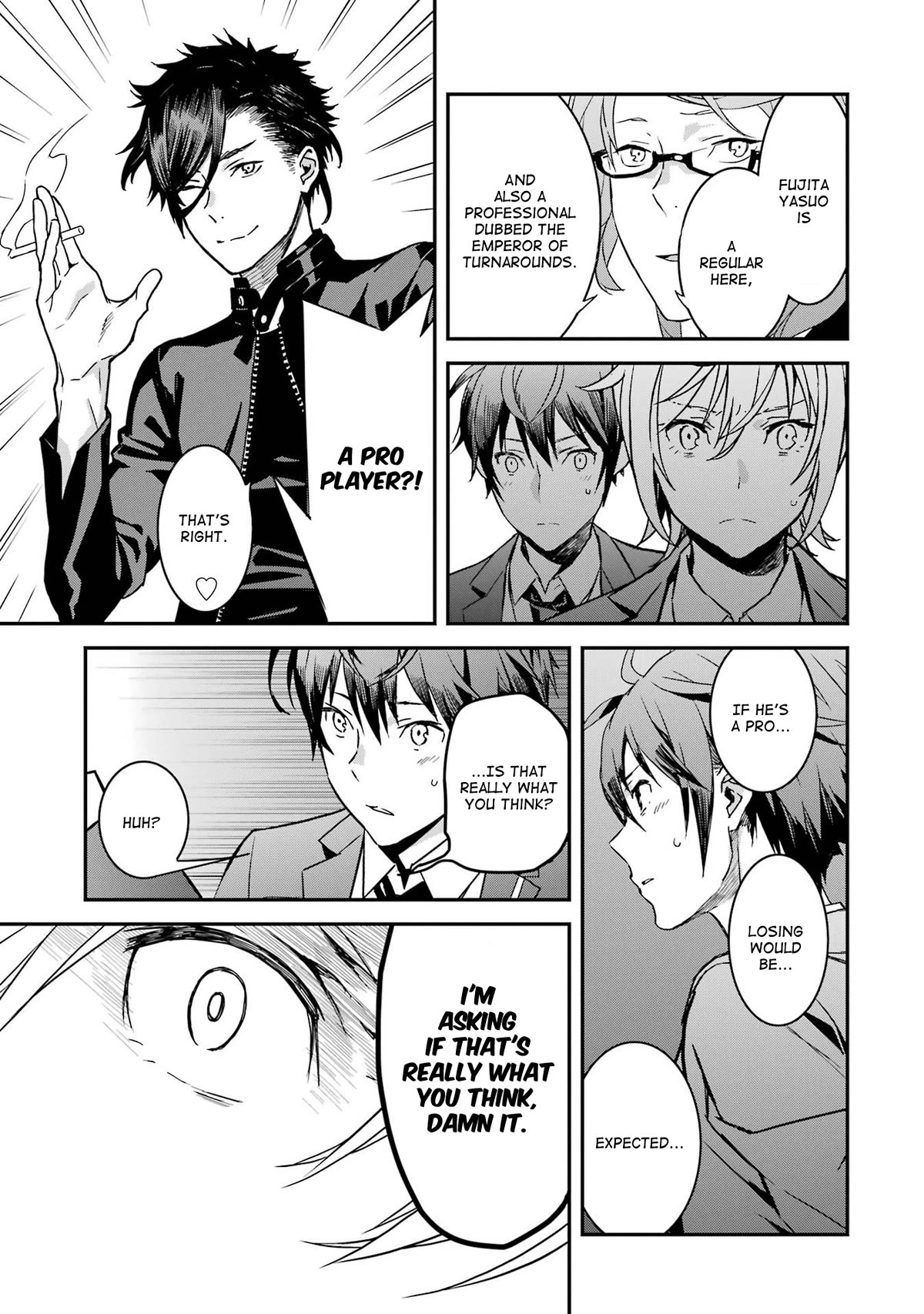 Saki re: King's Tile Draw Chapter 8 page 17 - Chapter 8: Overwhelming Defeat/Identity