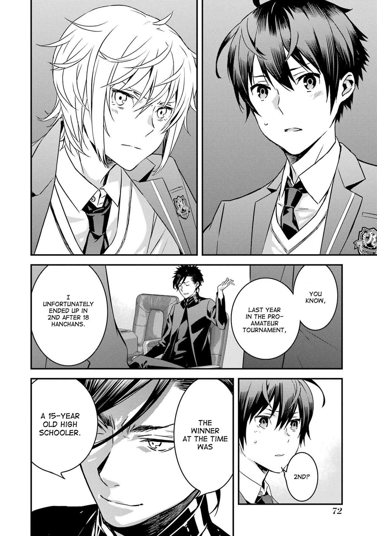 Saki re: King's Tile Draw Chapter 8 page 18 - Chapter 8: Overwhelming Defeat/Identity
