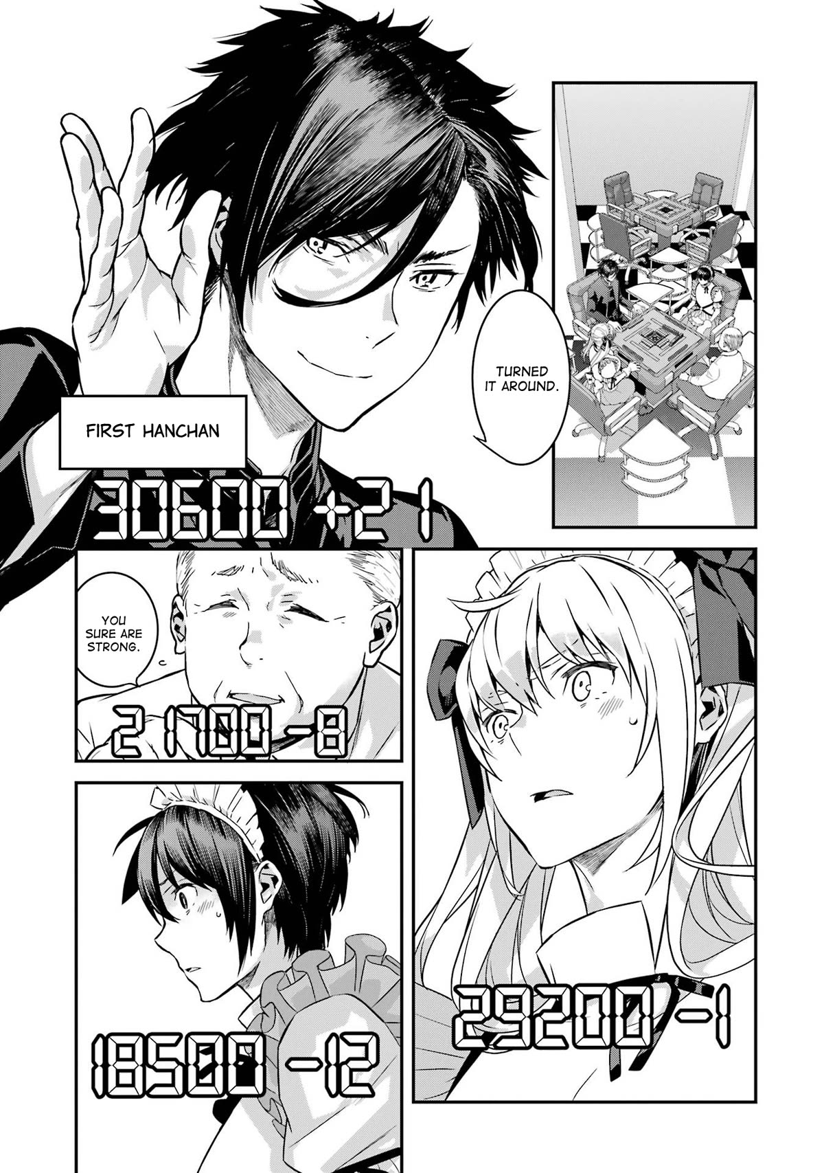 Saki re: King's Tile Draw Chapter 8 page 3 - Chapter 8: Overwhelming Defeat/Identity