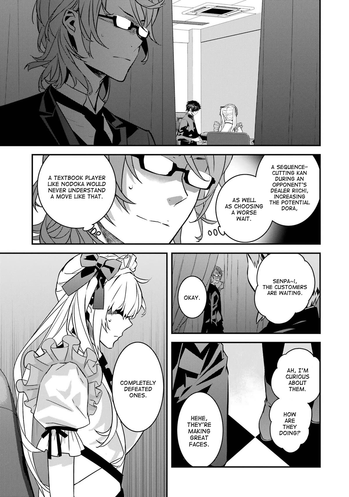 Saki re: King's Tile Draw Chapter 8 page 5 - Chapter 8: Overwhelming Defeat/Identity