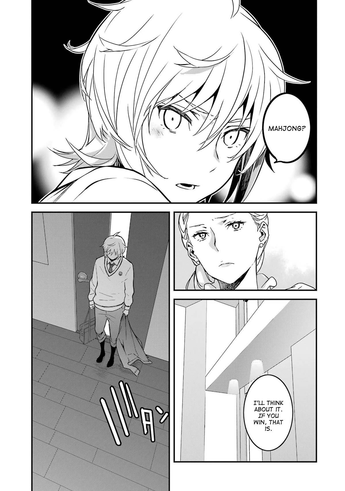 Saki re: King's Tile Draw Chapter 9 page 11 - Chapter 9: Determination/Eve