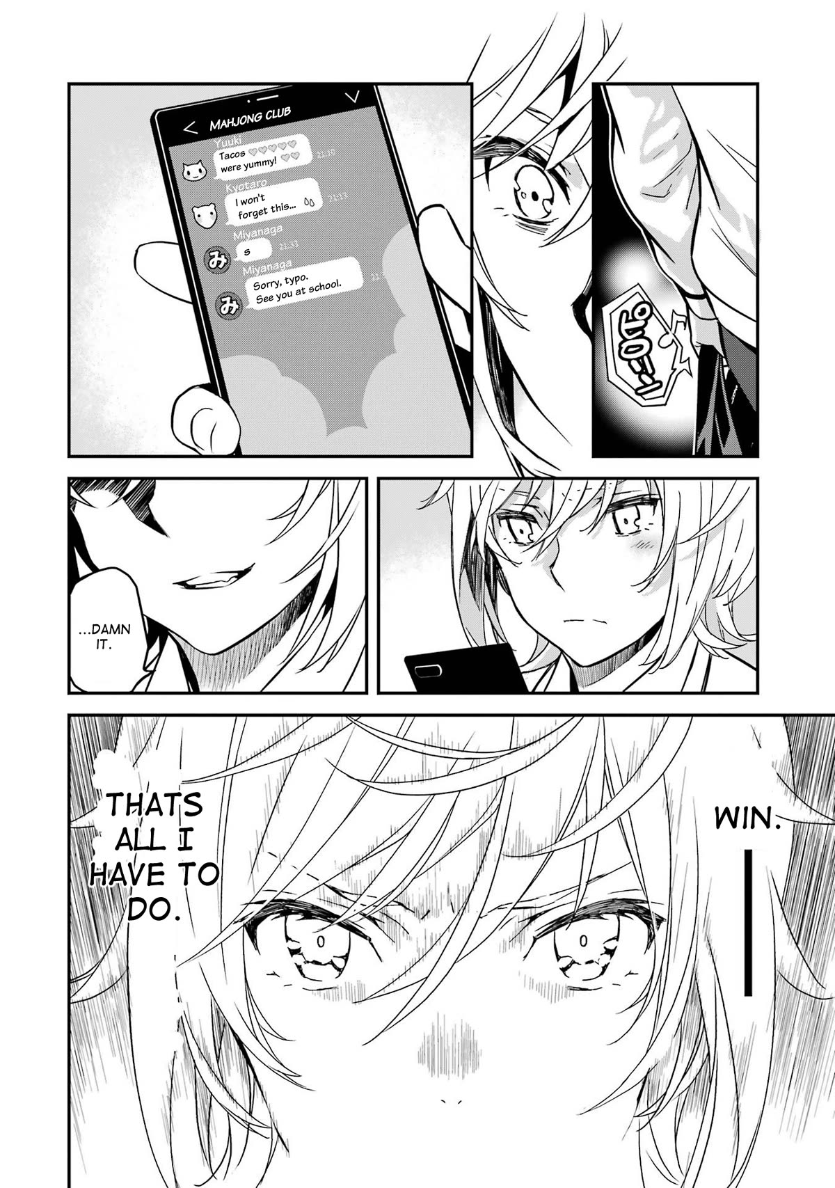 Saki re: King's Tile Draw Chapter 9 page 12 - Chapter 9: Determination/Eve