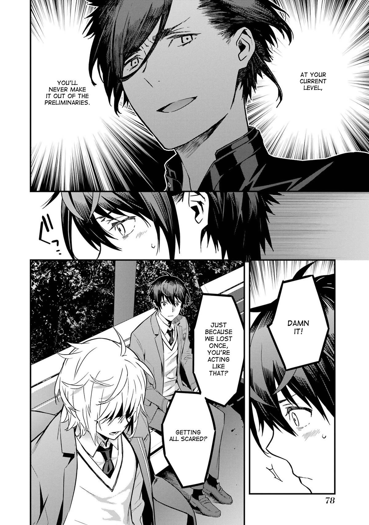Saki re: King's Tile Draw Chapter 9 page 2 - Chapter 9: Determination/Eve