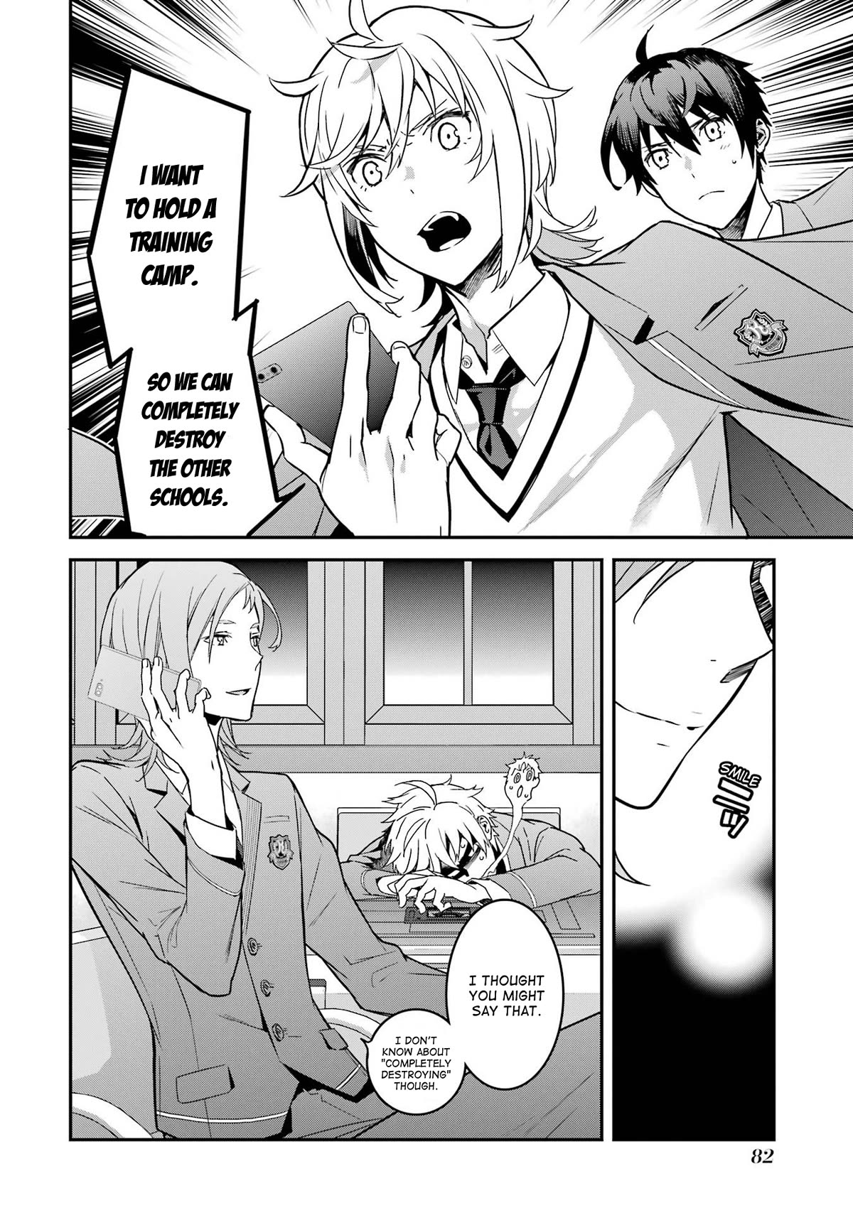 Saki re: King's Tile Draw Chapter 9 page 6 - Chapter 9: Determination/Eve