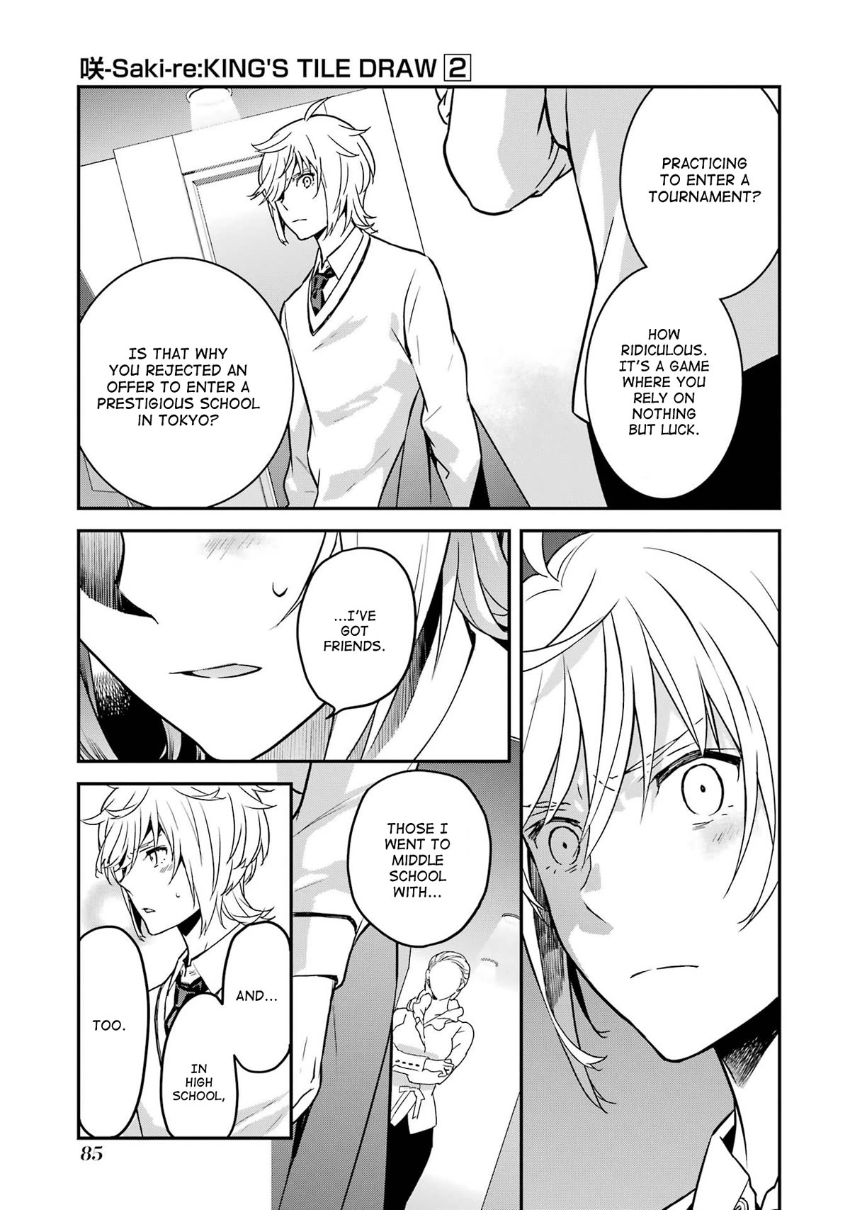 Saki re: King's Tile Draw Chapter 9 page 9 - Chapter 9: Determination/Eve