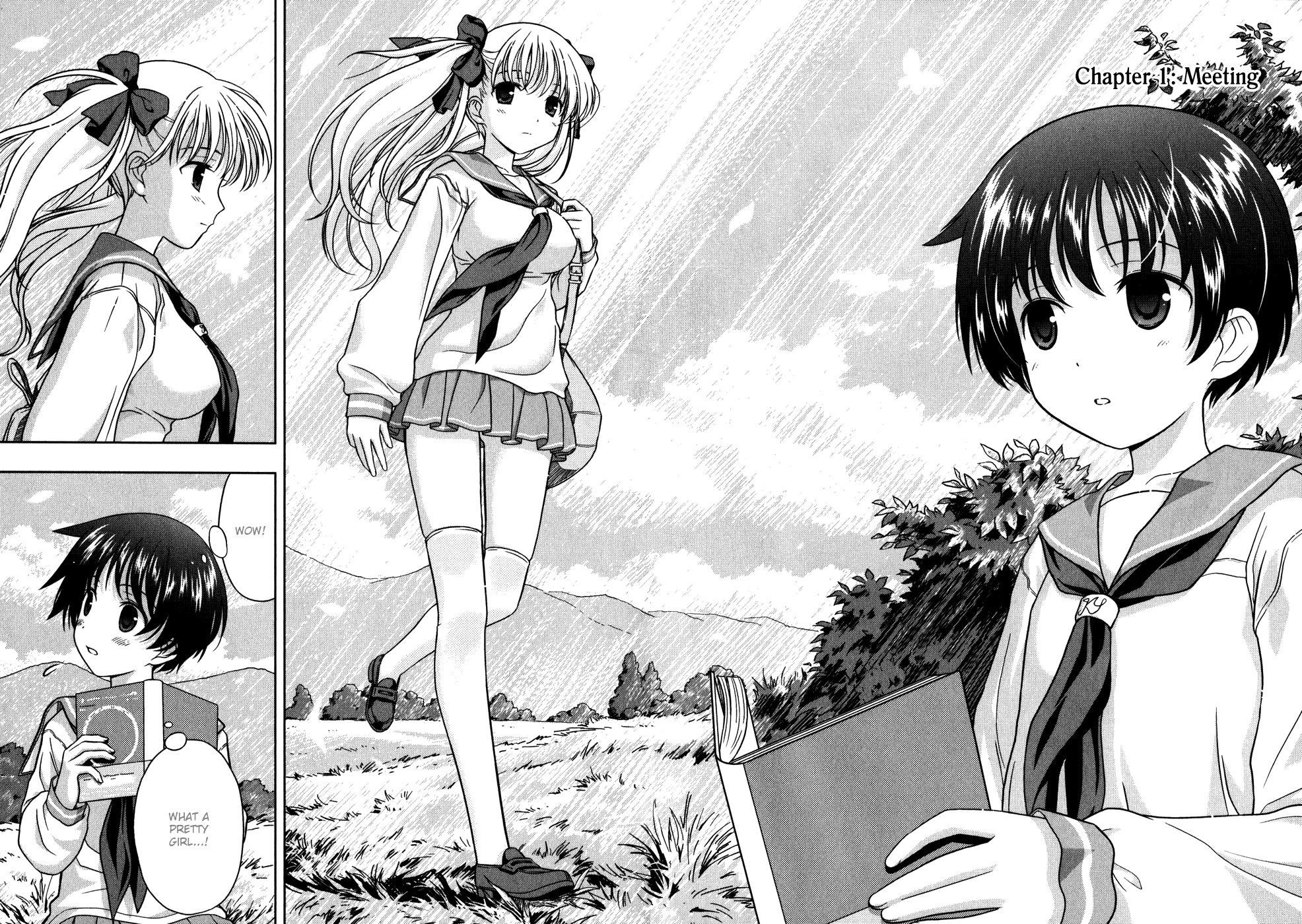Saki Chapter 0.1 page 10 - Chapter 0.1: Prologue 1: Meeting