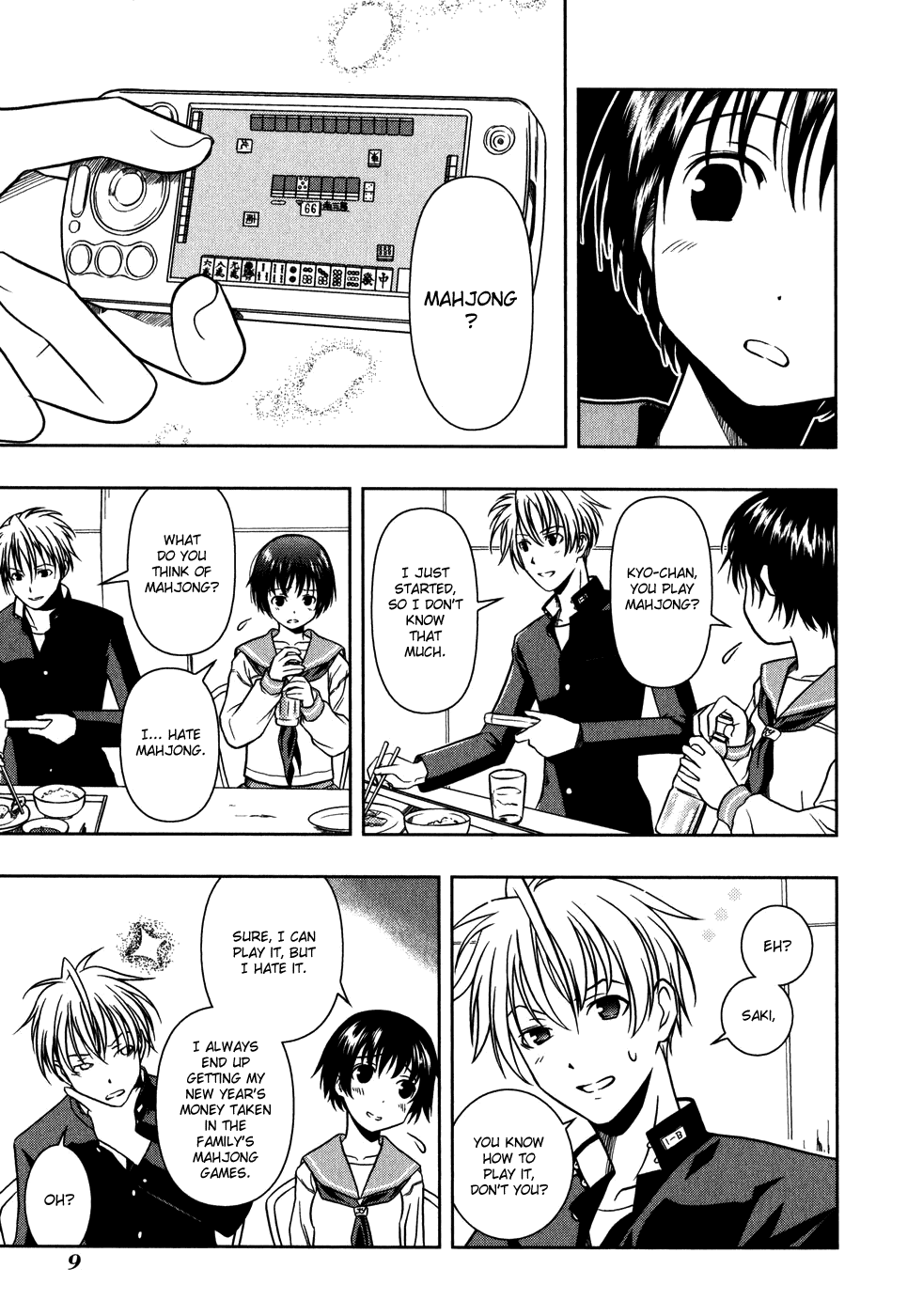 Saki Chapter 0.1 page 14 - Chapter 0.1: Prologue 1: Meeting
