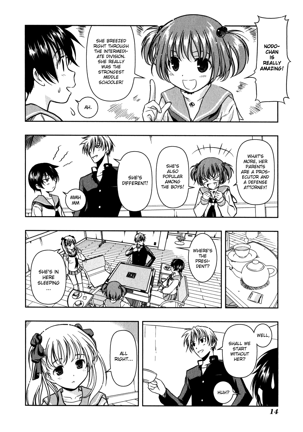 Saki Chapter 0.1 page 19 - Chapter 0.1: Prologue 1: Meeting