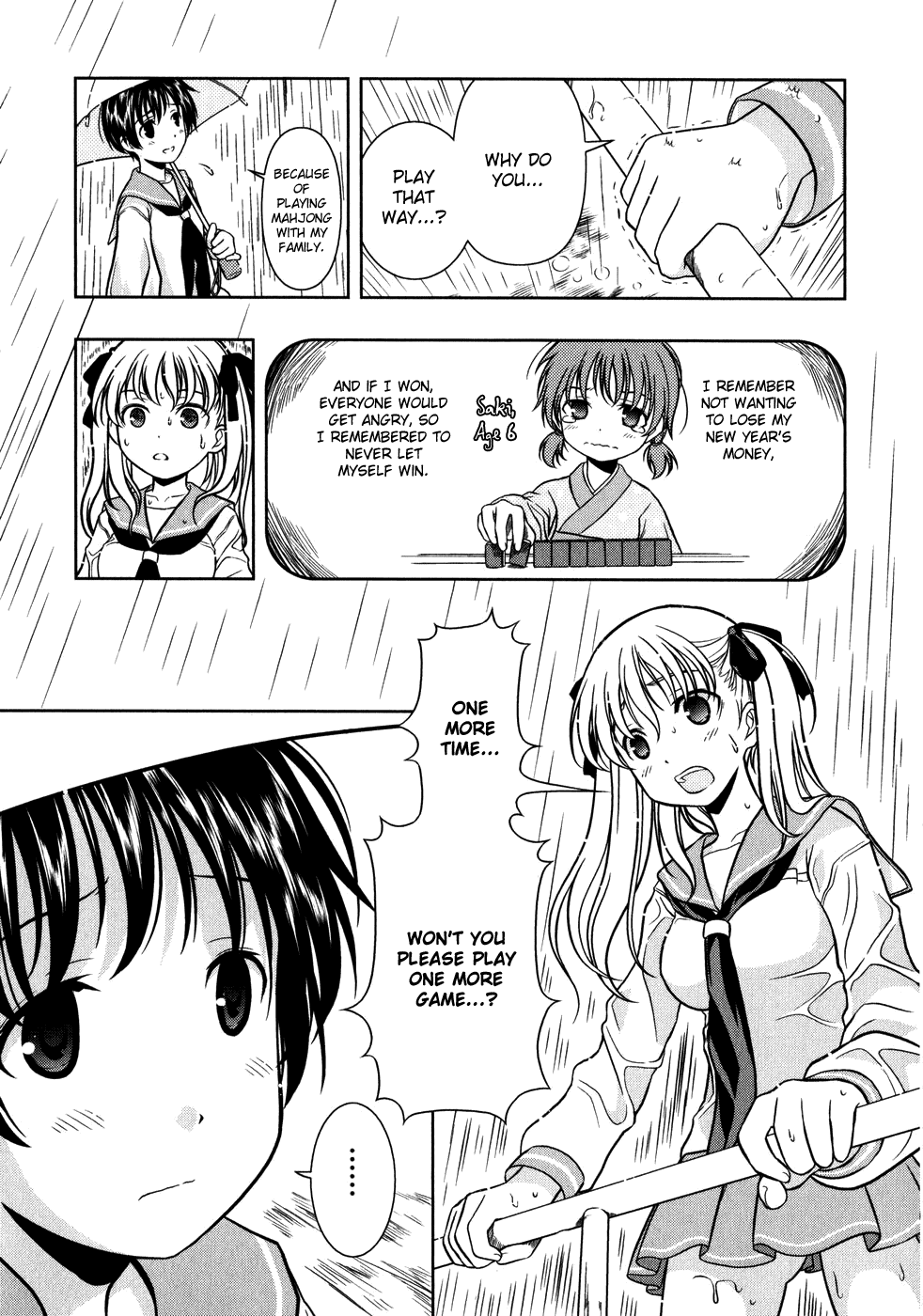 Saki Chapter 0.1 page 35 - Chapter 0.1: Prologue 1: Meeting
