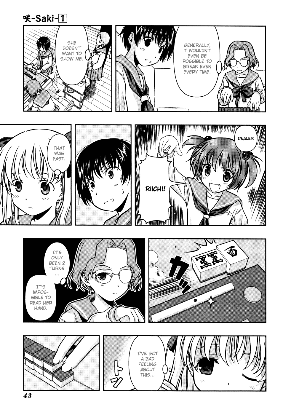Saki Chapter 0.2 page 11 - Chapter 0.2: Prologue 2: Rematch