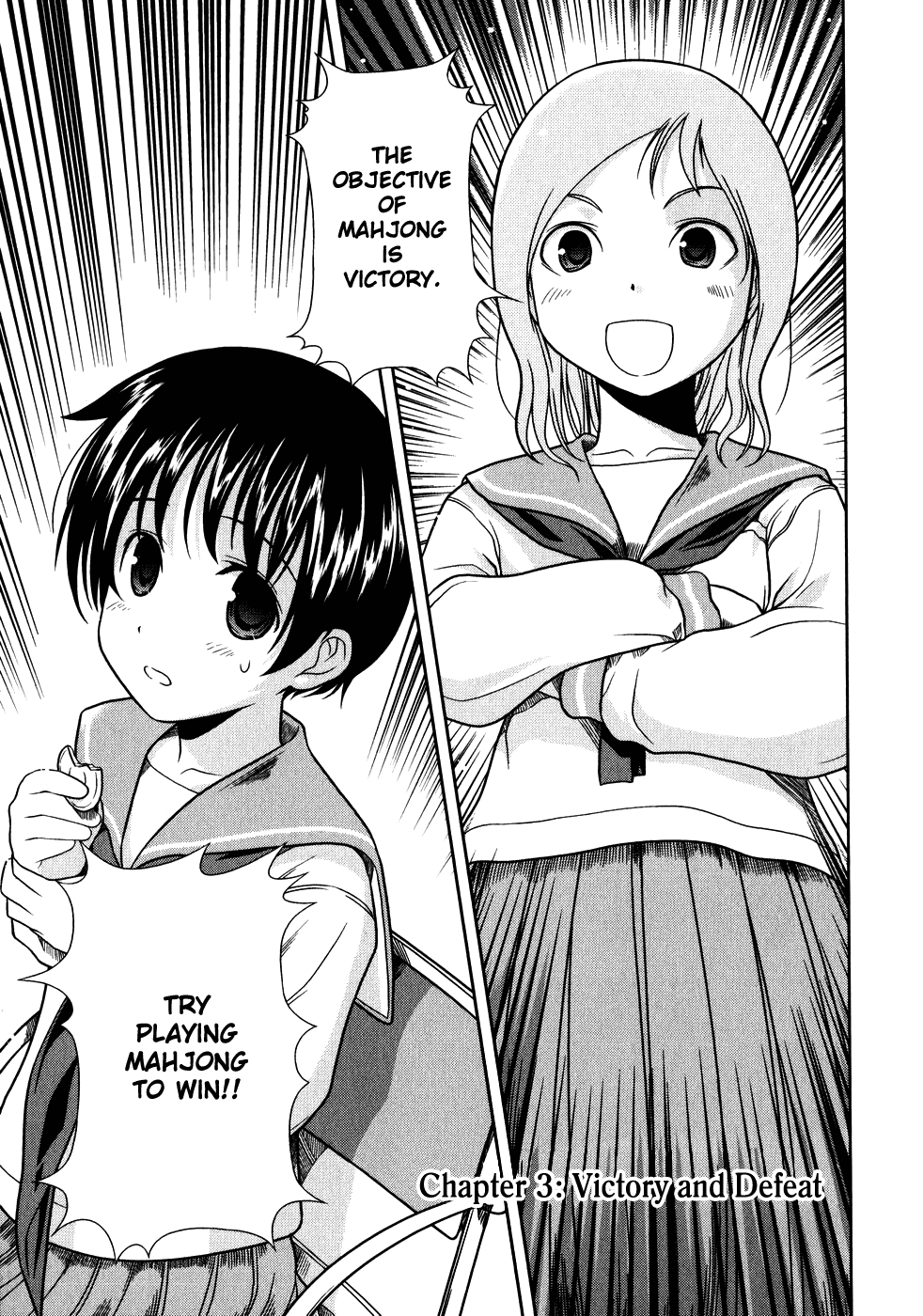 Saki Chapter 0.3 page 1 - Chapter 0.3: Prologue 3: Victory and Defeat