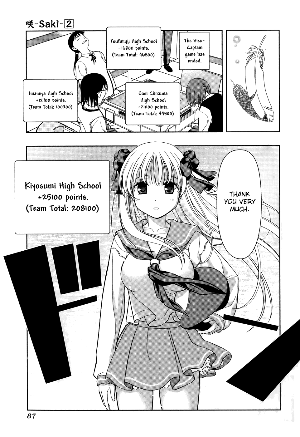 Saki Chapter 10 page 18 - Chapter 10: The Fastest