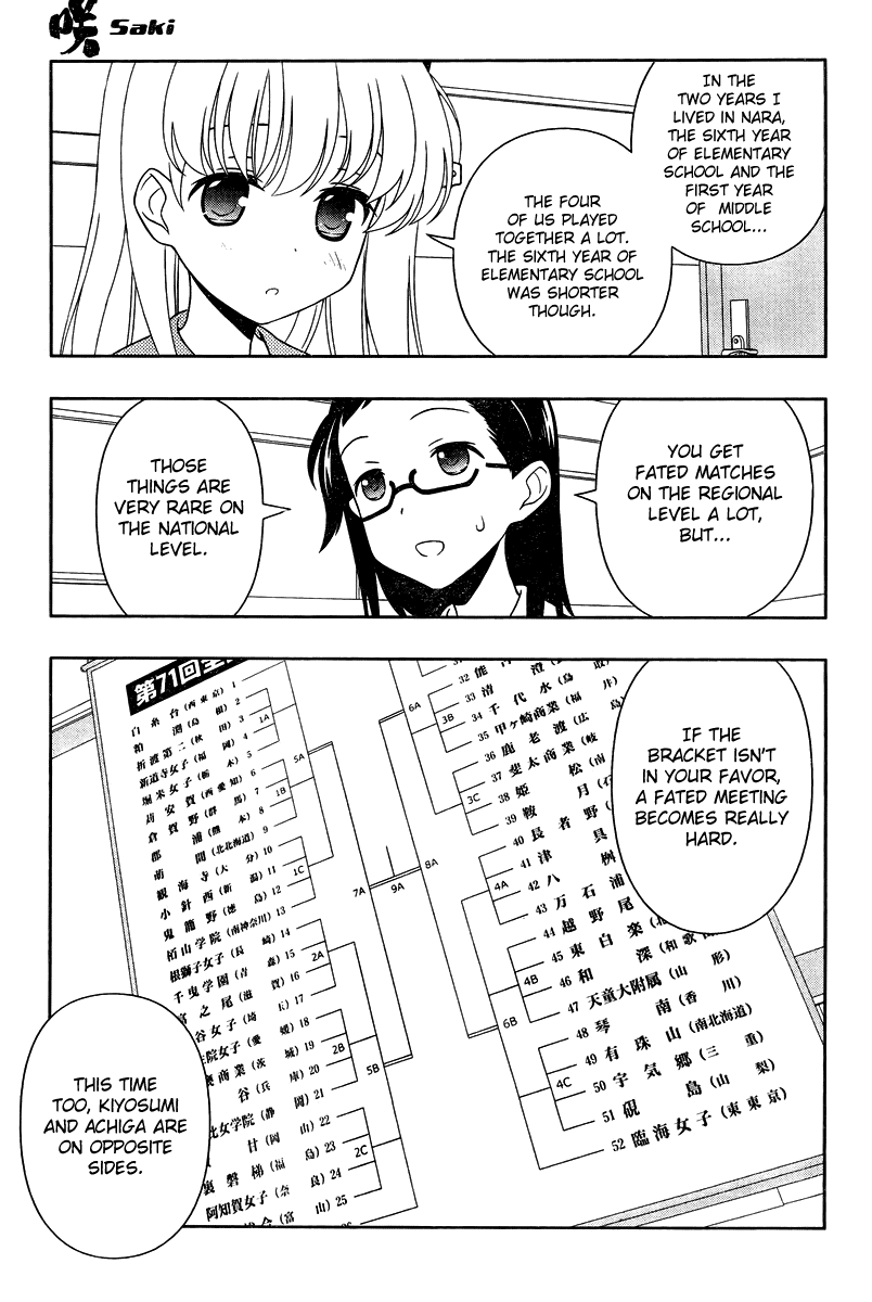 Saki Chapter 105 page 8 - Chapter 105: Old Friends