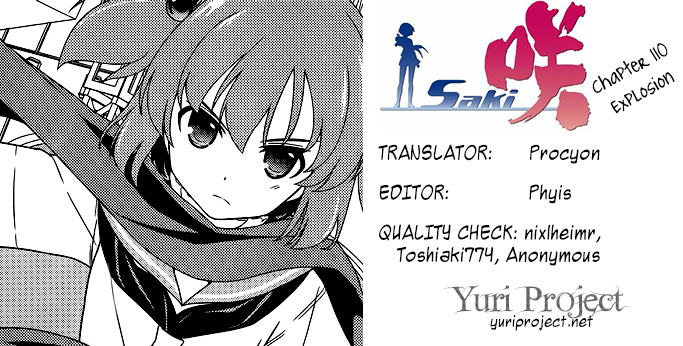 Saki Chapter 110 page 12 - Chapter 110: Explosion