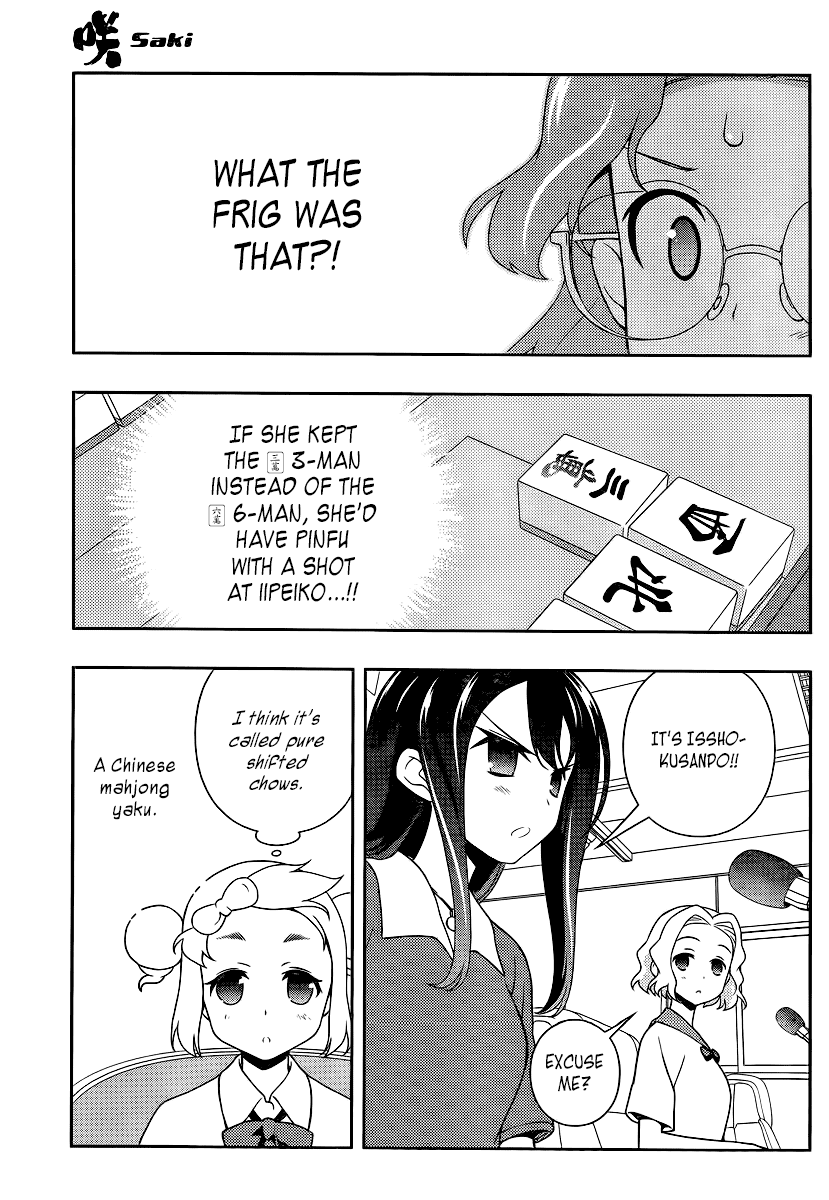 Saki Chapter 116 page 5 - Chapter 116: Chinese Mahjong