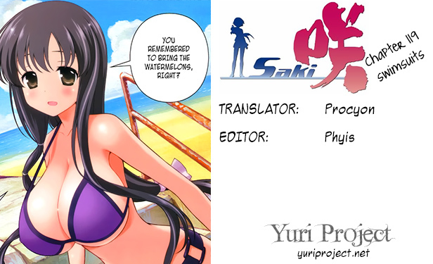 Saki Chapter 119 page 17 - Chapter 119: Swimsuits