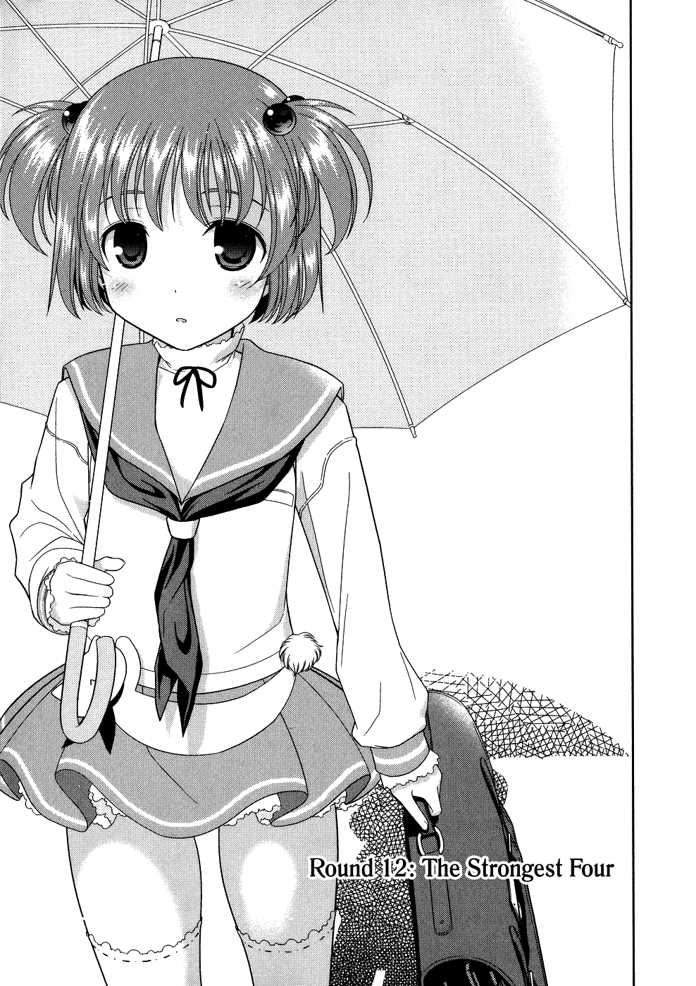 Saki Chapter 12 page 1 - Chapter 12: The Strongest Four