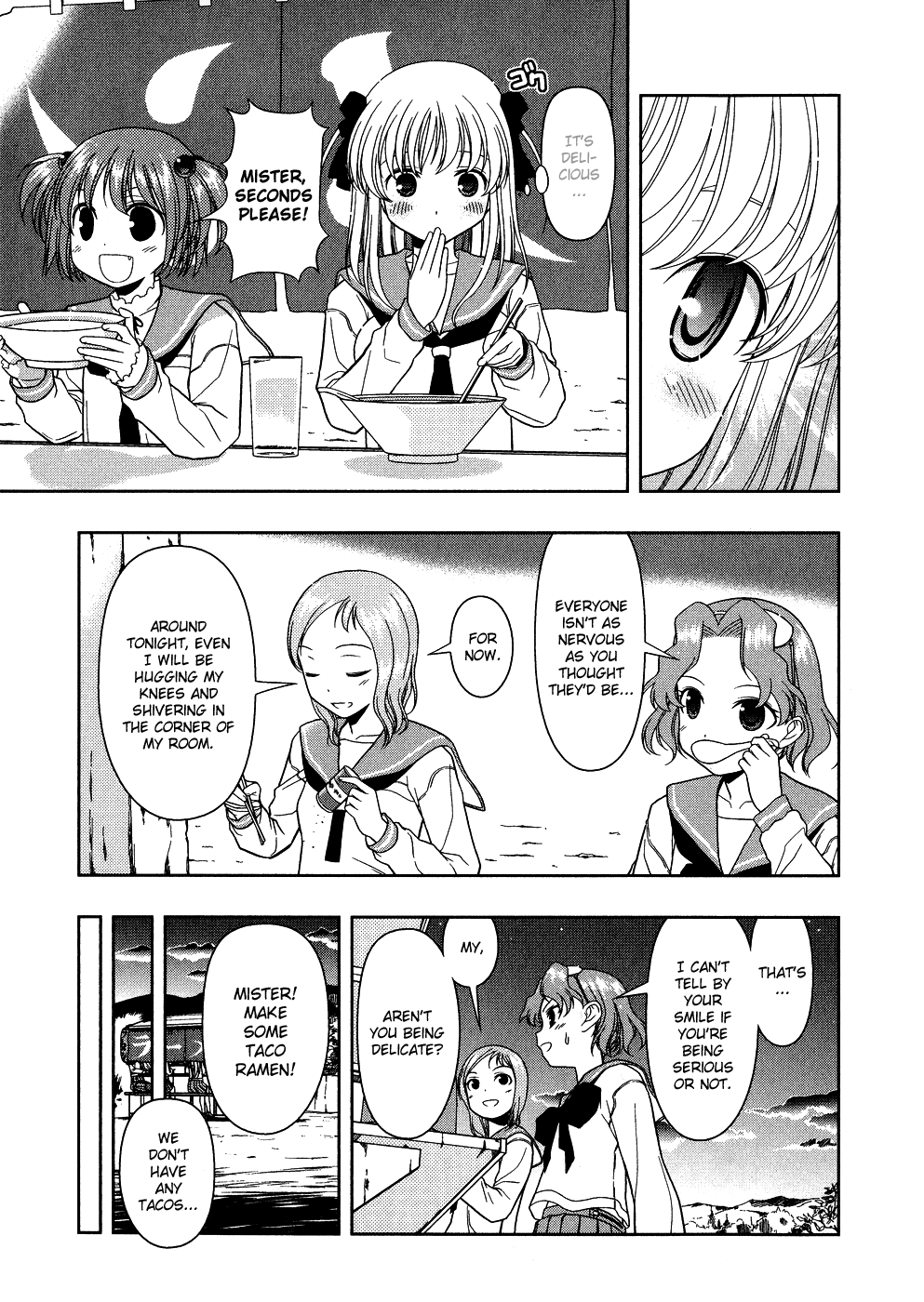 Saki Chapter 12 page 5 - Chapter 12: The Strongest Four