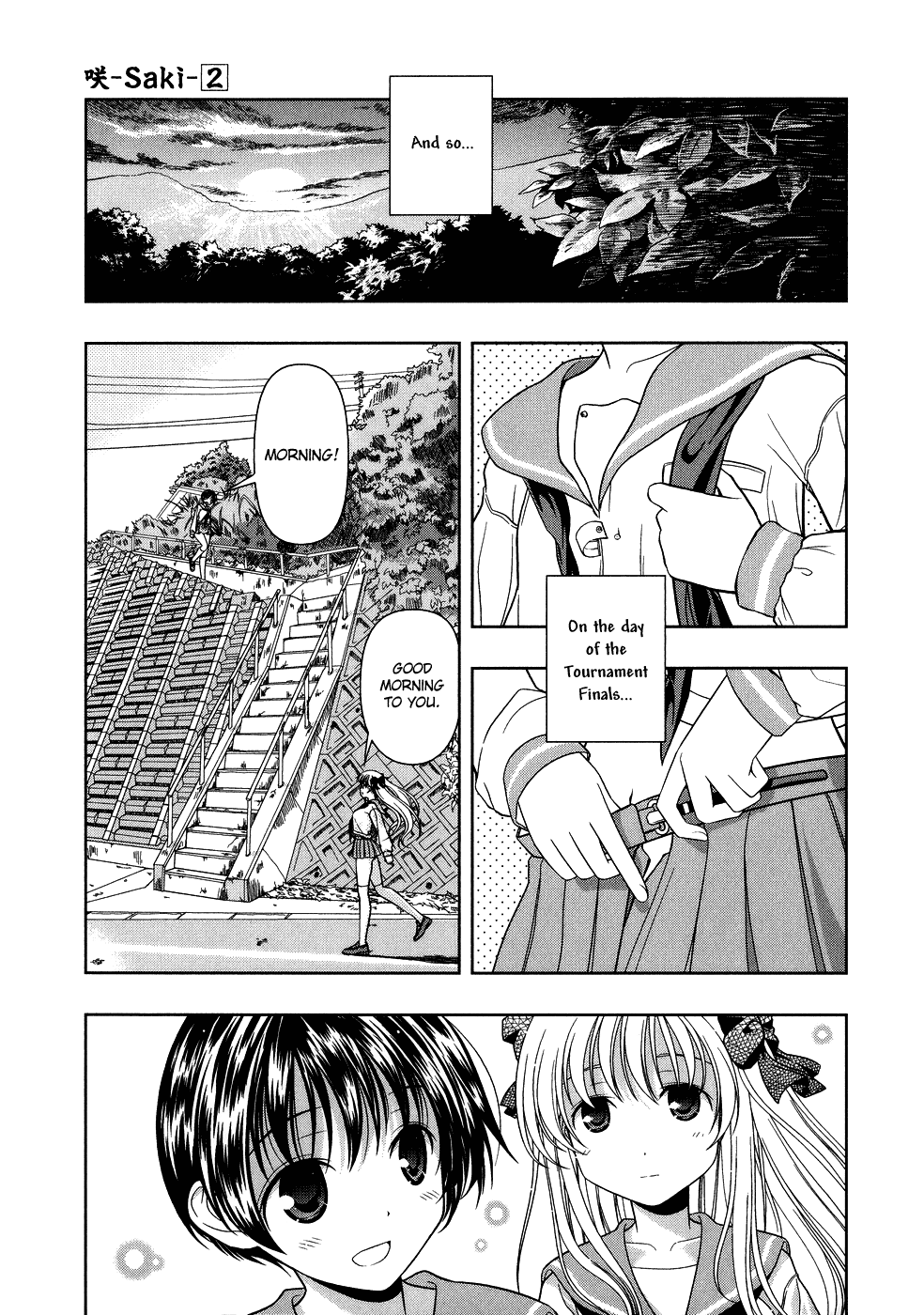 Saki Chapter 12 page 9 - Chapter 12: The Strongest Four