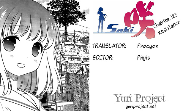 Saki Chapter 123 page 15 - Chapter 123: Resistance