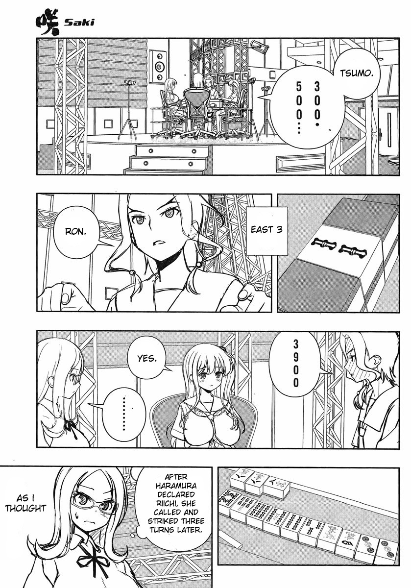 Saki Chapter 137 page 11 - Chapter 137: Endurance