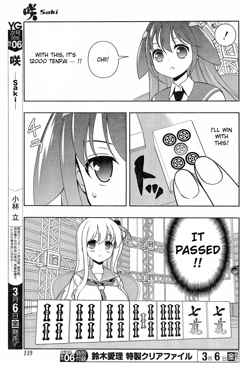 Saki Chapter 139 page 8 - Chapter 139: Cornered Rat