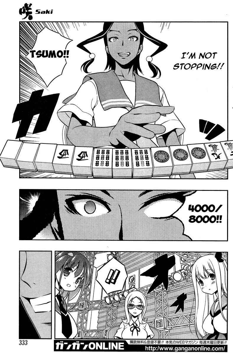 Saki Chapter 141 page 15 - Chapter 141: Darkness